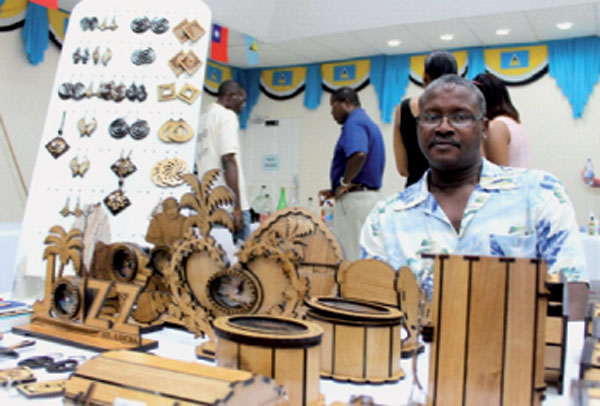 Image of Joshua George as he participated in this month's trade exhibition held at Baywalk Shopping Mall.