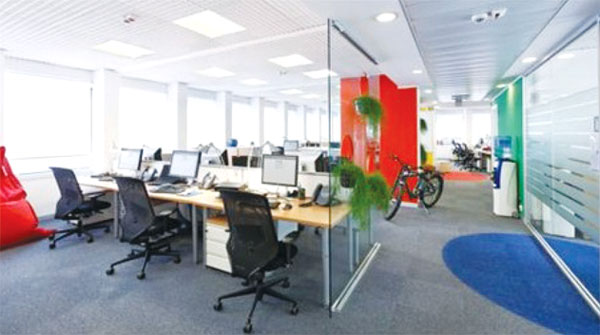 Office decor can have an impact on employee productivity.