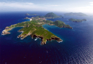 Les Saintes, Aerial view