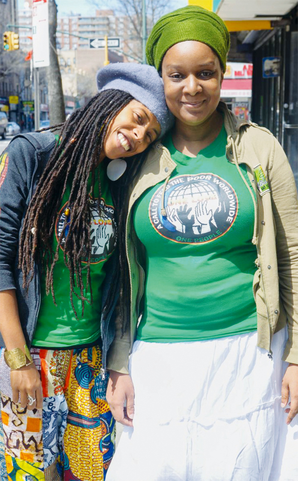 With Bob Marley's grand daughter Konisha