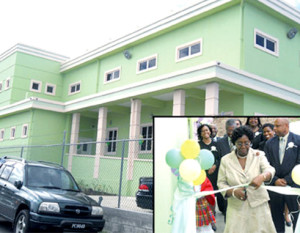 Image of the forensic laboratory being formally opened.