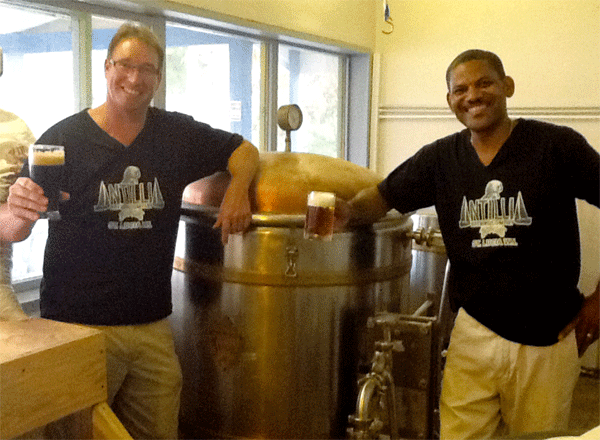 Hashey (left) and general manager Joseph Edmund.