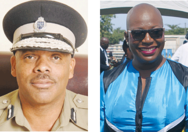 POLICE Commissioner Vernon Francois & Leader of the Opposition Dr. Gail Rigobert