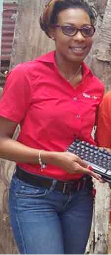 Digicel’s Marketing and Communications, Executive Louise Victor 