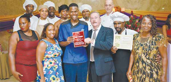The kitchen won the "Department of the Year" award.