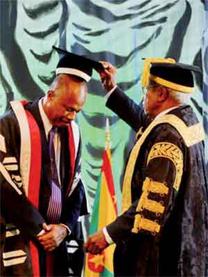 Sir Hilary is formally installed