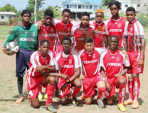 Dennery under -18s (Photo Anthony De Beauville)