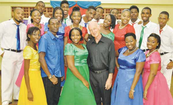 JUSTUS choir members with directors Jason Joseph and John Bailey