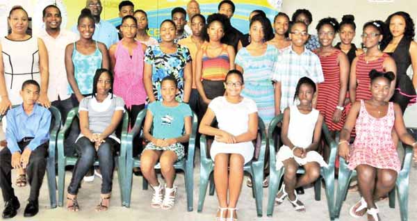 The 2015 recipients of the LUCELEC Scholarship Programme.