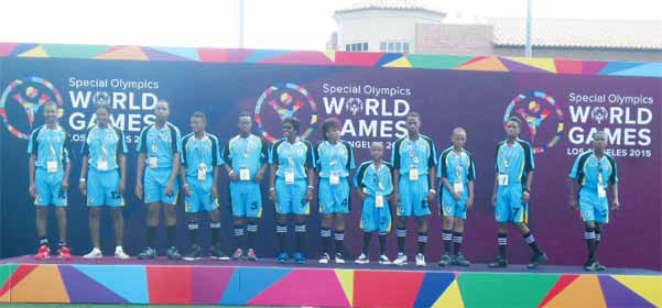 Football team (Photo: St. Lucia Special Olympics)