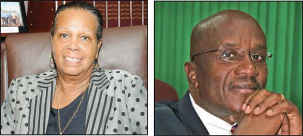 The late Justice Suzie d'Auvergne and attorney Nicholas John served as Chairperson and deputy respectively of the Constitution Reform Commission.