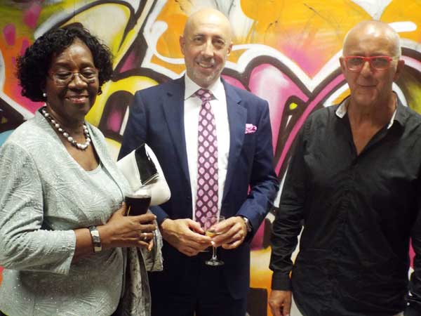 Image: Dame Pearlette with Ambassador Lopez de Turiso and Orbon