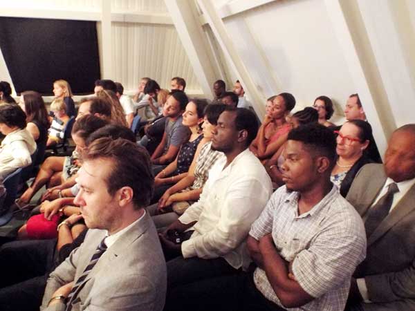 Some of those who attended