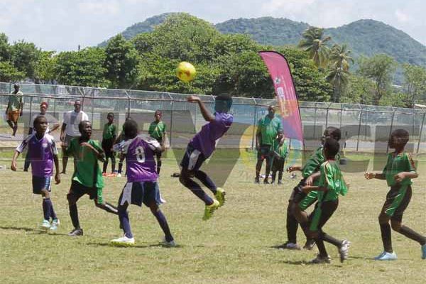 Roseau Valley Under-13’s continue their dominance against VSADC (Photo Anthony De Beauville)