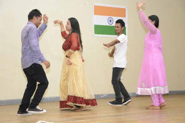 Pictures show members of the Association at the Ti Rocher event.