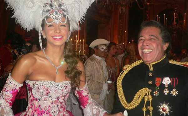 Image: WalidJuffali (R) at his Venetian wedding to LoujainAdada (L). The right-hand medal on Mr.Juffali’s jacket is the Papal Order of St. Sylvester, the central medal is the Danish Order of Dannebrog.
