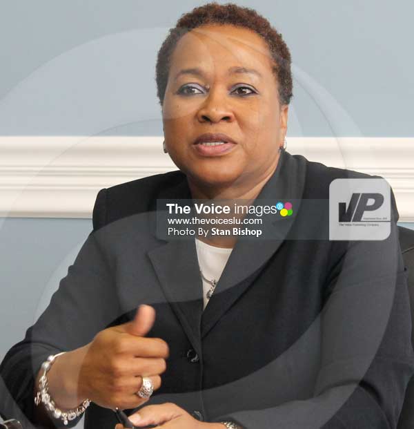 Image: Chief Executive Officer of the CIP Unit, Cindy Emmanuel-McLean. [PHOTO: Stan BishAop]