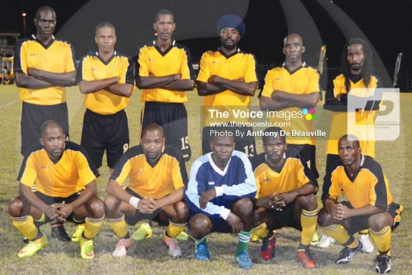 Image: Soufriere Veterns 2 -1 over Caricom Masters (Photo Anthony De Beauville)
