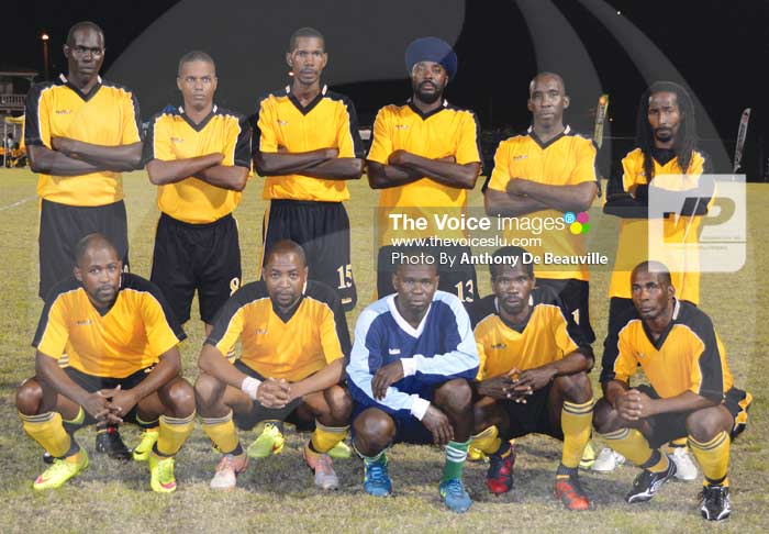 Image: Soufriere Veterns 2 -1 over Caricom Masters (Photo Anthony De Beauville)