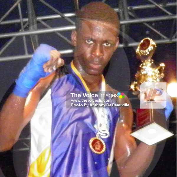 Image: Boxer of the Year LyndelMarcellin [PHOTO: Anthony De Beauville]