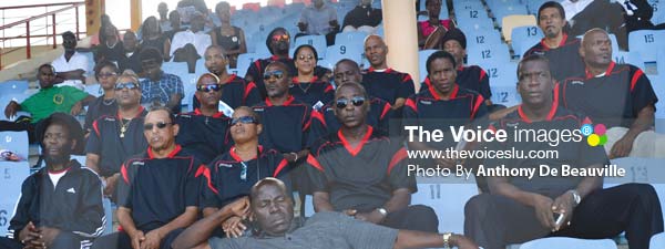 Image: Brain’s first football club VSADC shows solidarity. (Photo Anthony De Beauville)