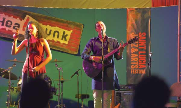 Image: Headphunk at the Jazz and Art Festival.