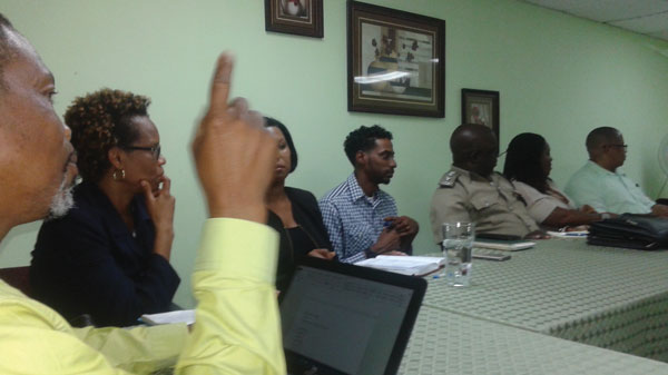 Some of those who took part in the meeting