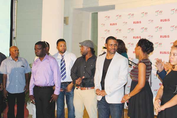 img: Some of Rubis local staff members who were introduced to guests at the party.