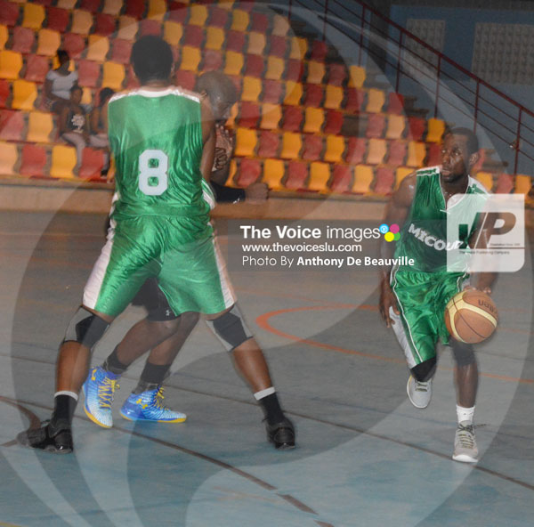 Micoud Hustlerz despite going down 66-54 showed determination on court (Photo Anthony De Beauville)