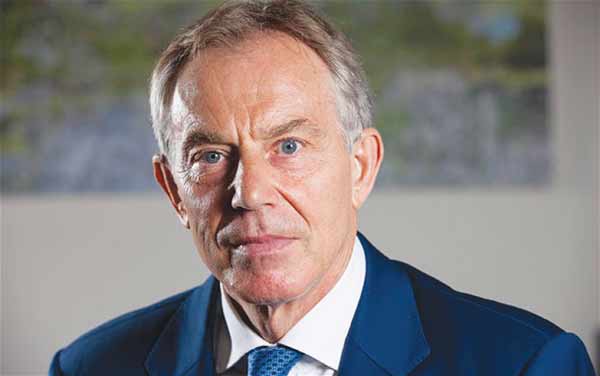 Image of Former British Prime Minister Tony Blair