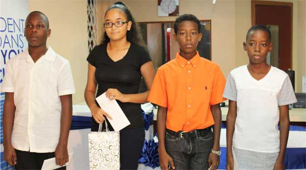 Image: Credit Union scholarship students.