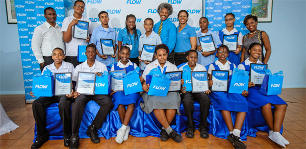 Image: Some of this year’s winners with FLOW represetatives.