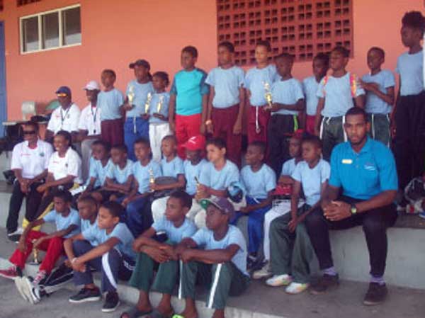 The participants at the Vieux Fort camp.
