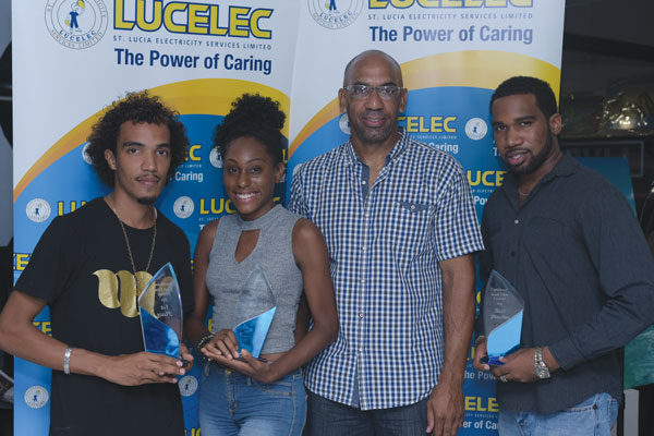 img: Colin Weekes with the winning team from Eden Gervais’ Firefly productions.