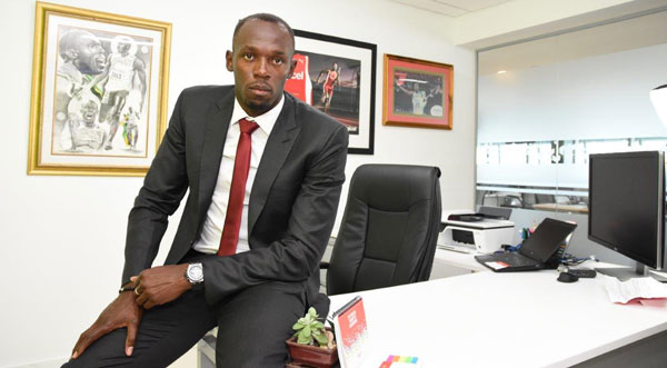img: Digicel’s CSO and lifetime ambassador, Usain Bolt, makes himself at home.
