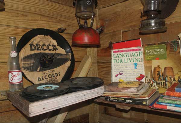 Image: Some of the items in the museum.