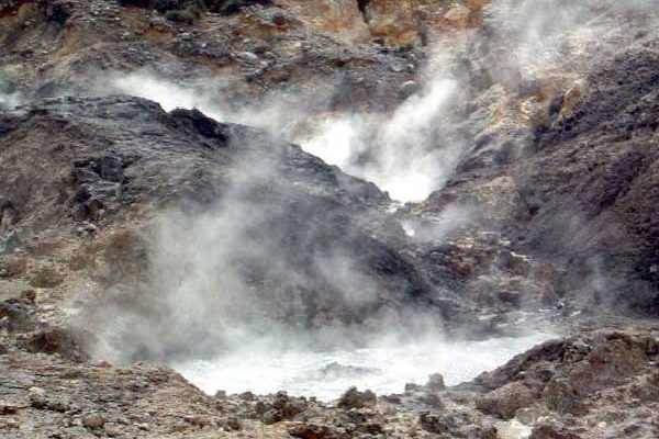 Image: The volcanic Sulphur Springs