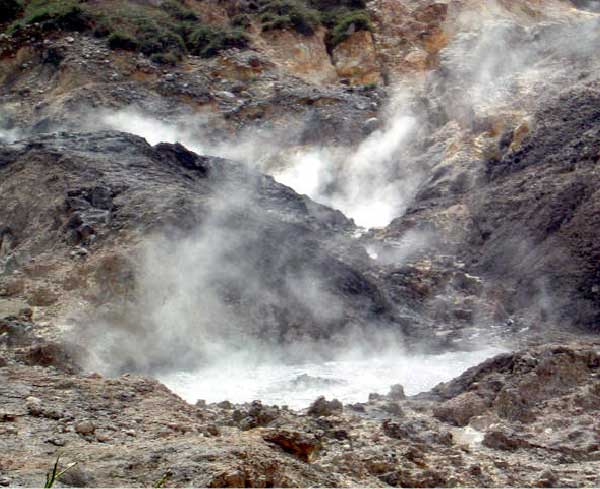 Image: The volcanic Sulphur Springs