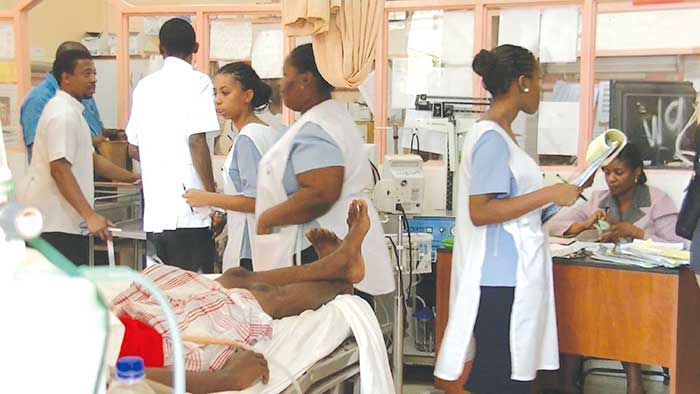 Image: Activity at Victoria Hospital