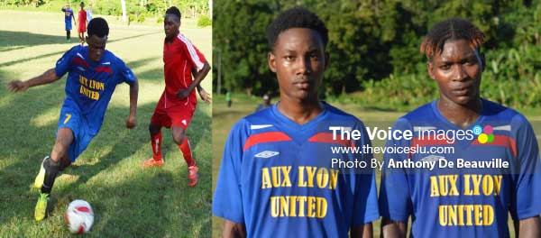 Some of the action between Aux Lyons United and Togetherness Youth Sports Club