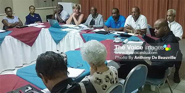 Image: Members of the various national sports federations in closed session. (Photo: Anthony De Beauville)