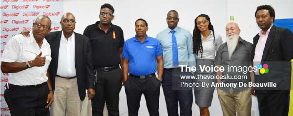 Image: Organizers and sponsors take a time out for a photo moment at the launch. (Photo: Anthony De Beauville)