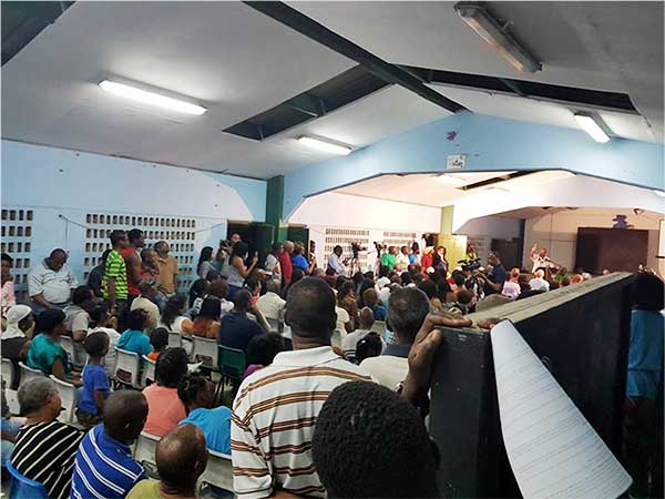 Image: Some of those who attended the Primary School meeting.