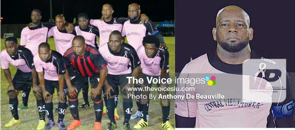 Image: (L-R) Central Vieux Fort and Captain Alwyn Harris.(Photo: Anthony De Beauville)