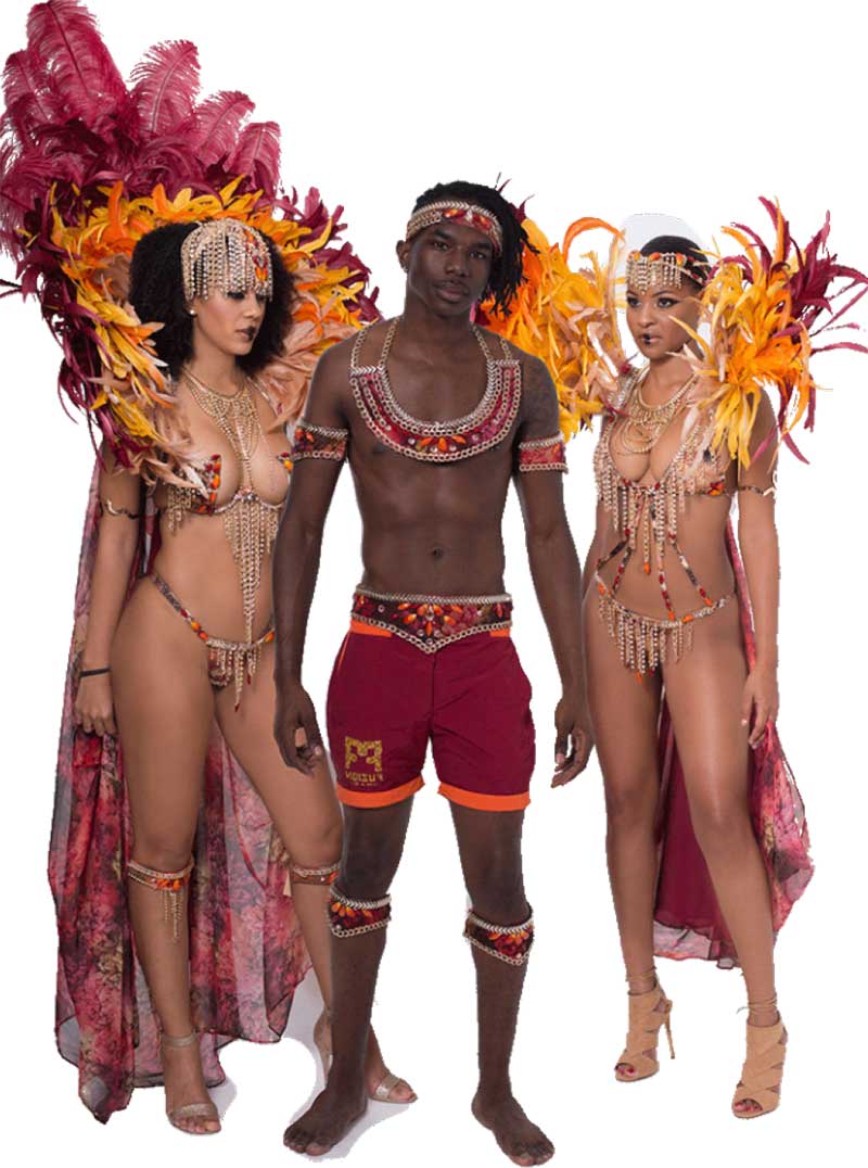 Image: Costumes for the “Desert night” section.