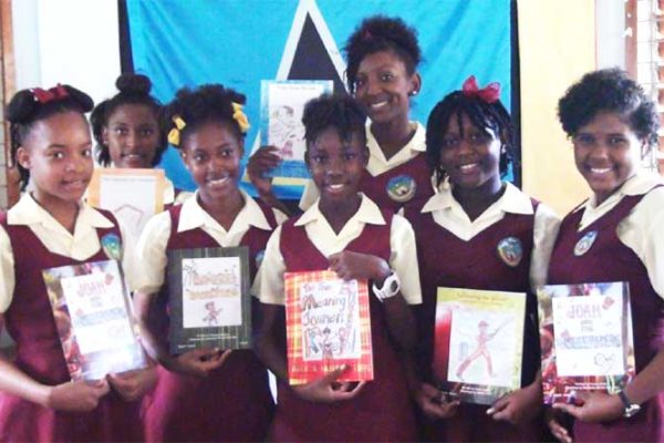 Image: Some of the young authors.
