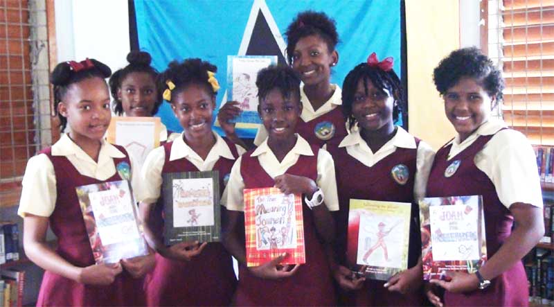Image: Some of the young authors.