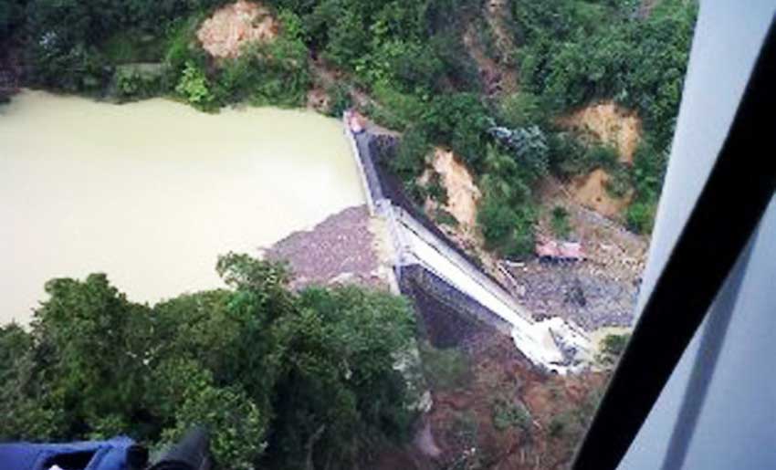 Image of the John Compton Dam