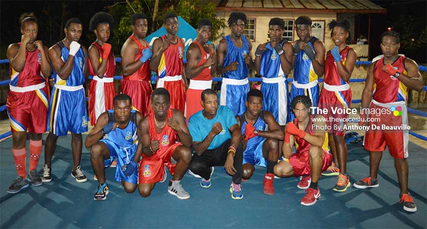 Image: Participants for this evening's boxing bouts.(Photo: Anthony De Beauville)