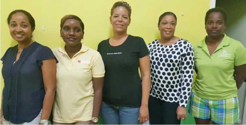 Image: Sea Jays’ newly-elected executive with president, Jaqueline Andrew (third from left). (Photo: Seajays)